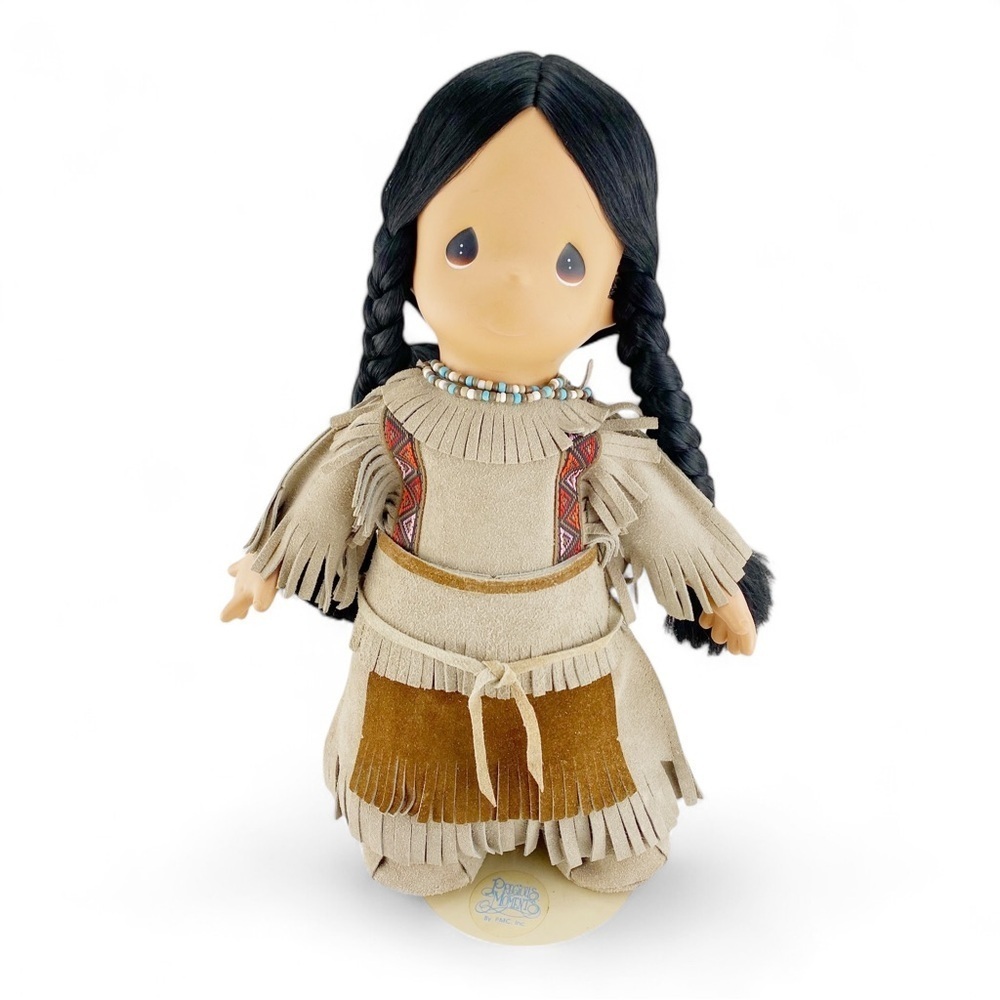 Precious Moments Morning Star & Papoose 15” Collectible Doll With Stand​